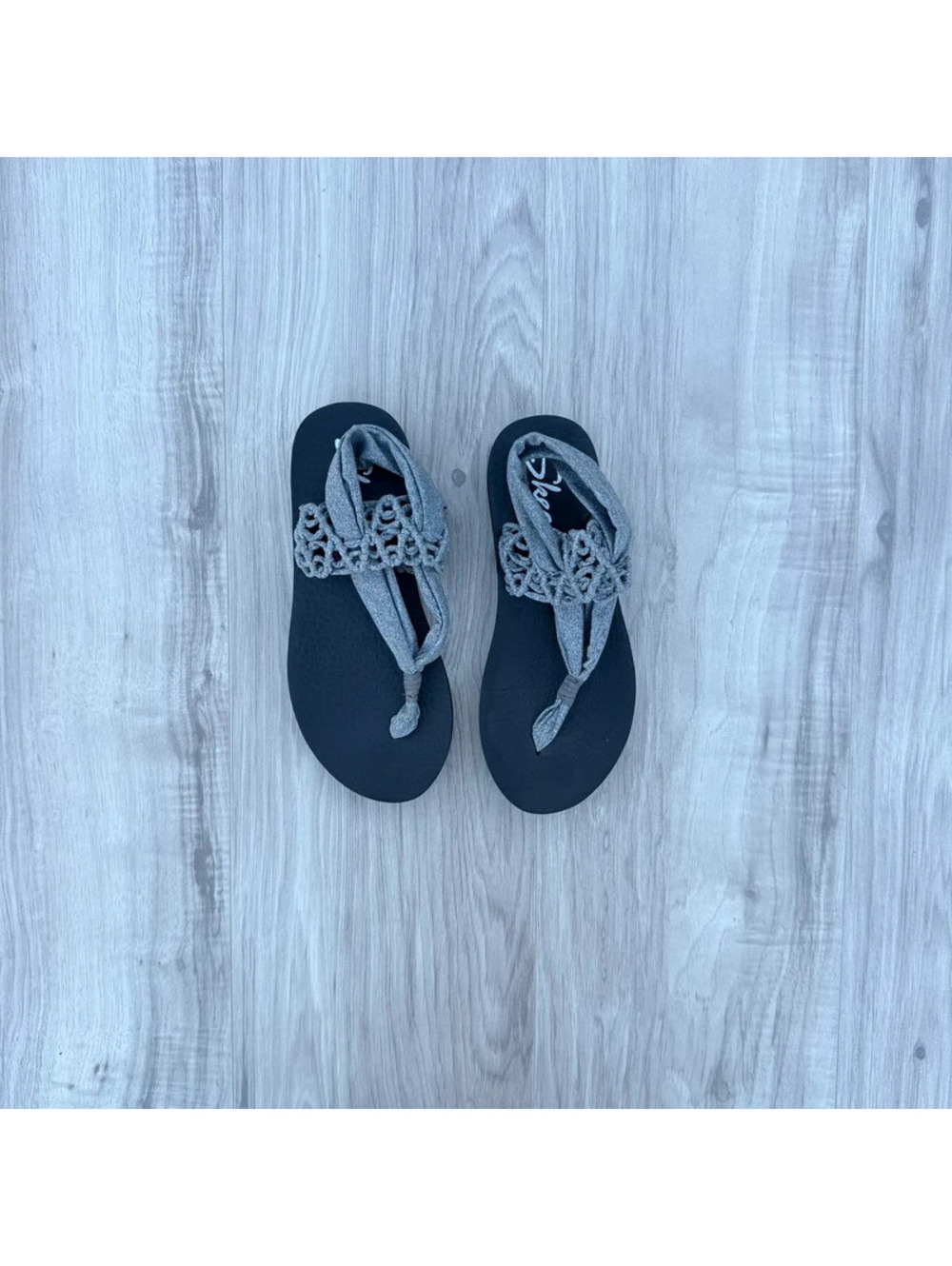 Skechers Women's Meditation-Knotted Studio Sling Back Flip Flops